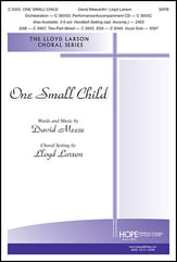 One Small Child SATB choral sheet music cover